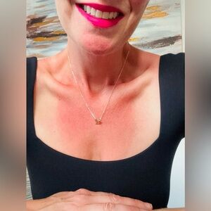 Gemini Zodiac Gold Plated Necklace